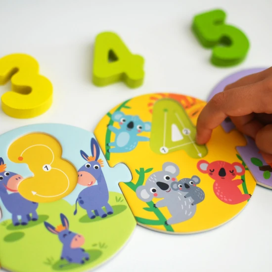 Puzzle Přiřaď čísla 