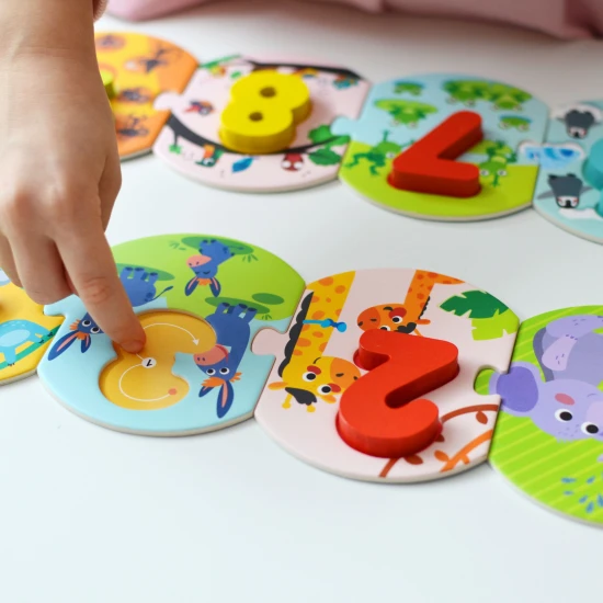 Puzzle Přiřaď čísla 