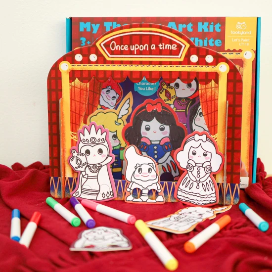 Tookyland Vyrob si divadlo Sněhurka Loutkové divadlo Sněhurka Tookyland kreativní sada