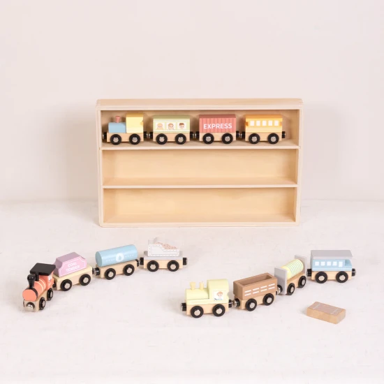 Sada 12 magnetických vlačků na vláčkodráhu