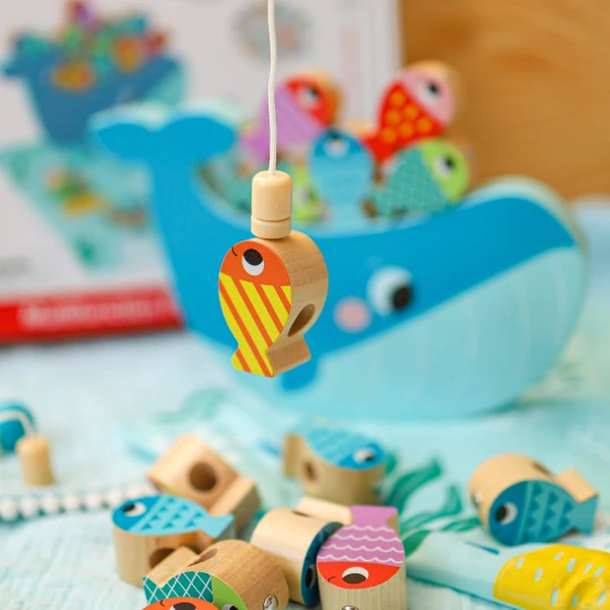 chytání rybiček multifunkční hra Tooky Toy