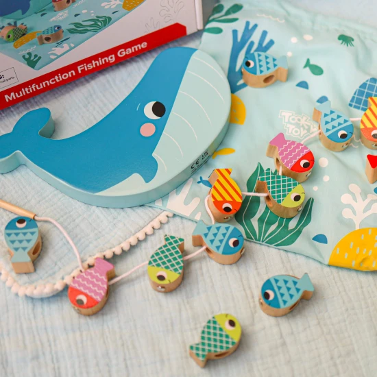 chytání rybiček multifunkční hra Tooky Toy