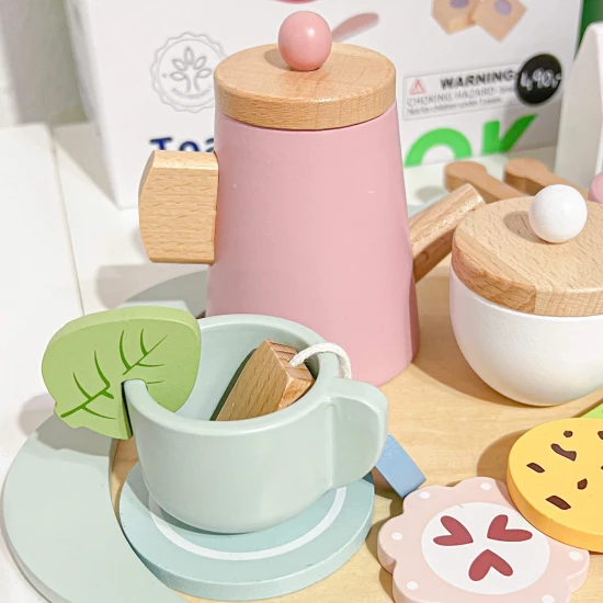 čajová sada pro děti pastel