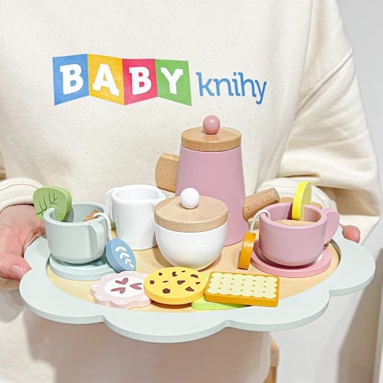 čajová sada pro děti pastel