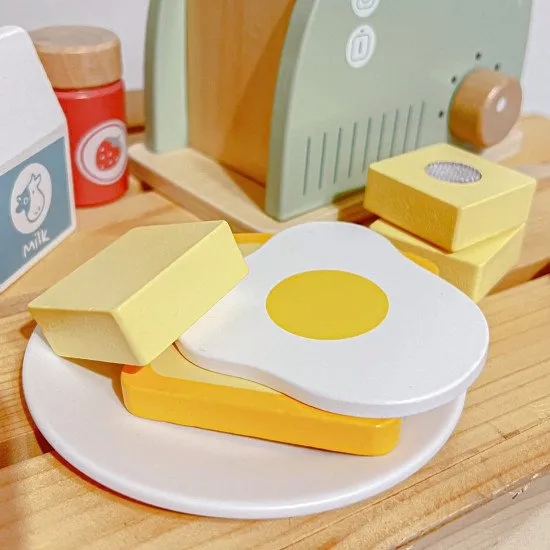 Dětský topinkovač ze dřeva Pastel