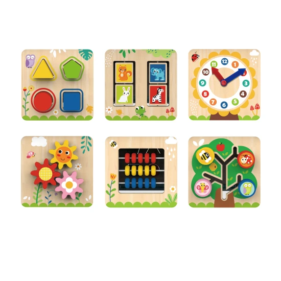 šestiúhelníková kostka s aktivitami 7v1 Tooky Toy