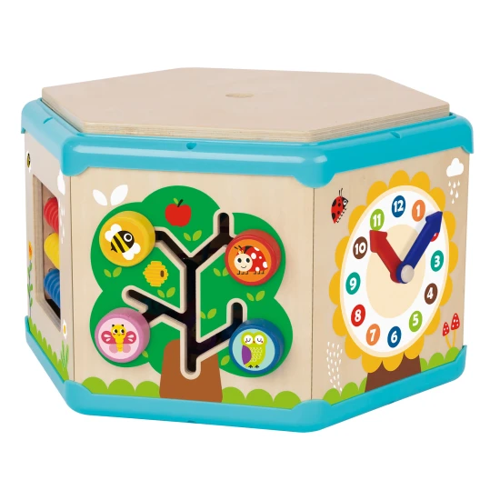 šestiúhelníková kostka s aktivitami 7v1 Tooky Toy