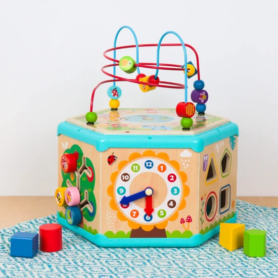 šestiúhelníková kostka s aktivitami 7v1 Tooky Toy