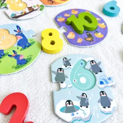 Puzzle Přiřaď čísla 