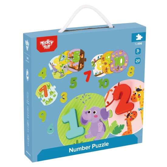 Puzzle Přiřaď čísla 