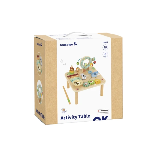 Dřevěný aktivity stolek