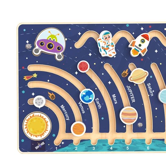 Dřevěné bludiště Planety Sluneční soustava