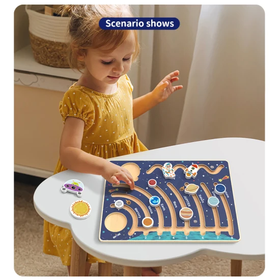 Dřevěné bludiště Planety Sluneční soustava