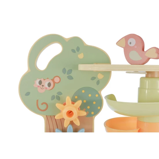 Barevný aktivity pultík s kuličkovou dráhou