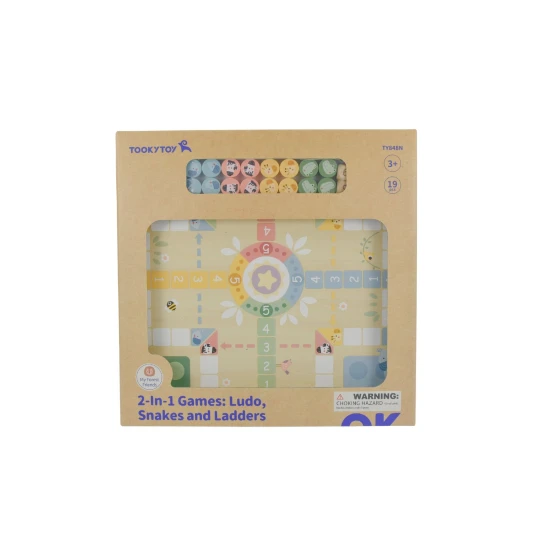Tooky Toy společenská hra Člověče nezlob se, Hadi a žebříky
