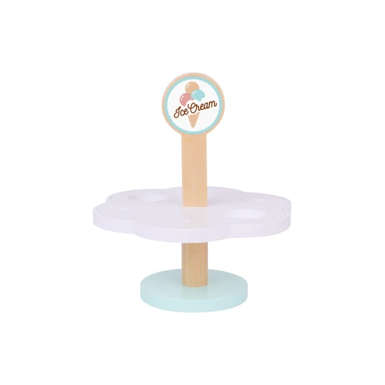 Dřevěný stojan se zmrzlinami Dřevěné jídlo Tooky Toy