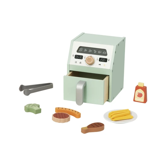 Dřevěná fritéza pro děti – hračka do dětské kuchyňky