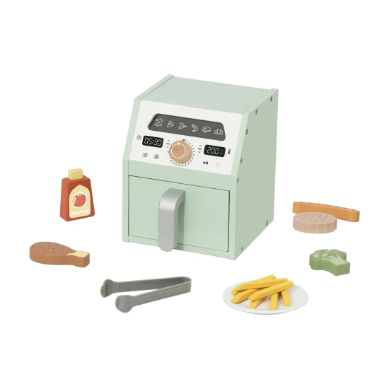 Dřevěná fritéza pro děti – hračka do dětské kuchyňky