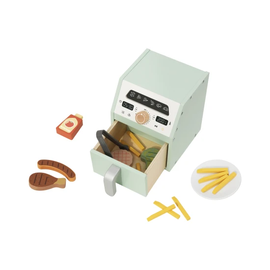 Dřevěná fritéza pro děti – hračka do dětské kuchyňky