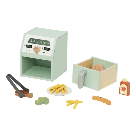 Dřevěná fritéza pro děti – hračka do dětské kuchyňky
