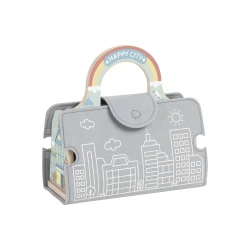 Město sada v kufříku s dráhou