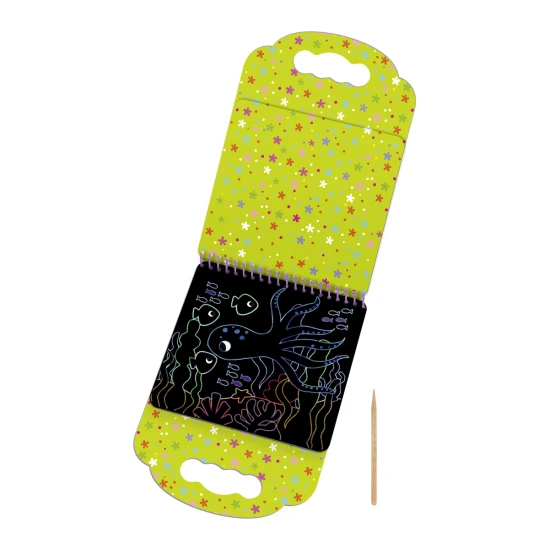 Vyškrabávací blok Zvířátka Kreativní sada Tookyland