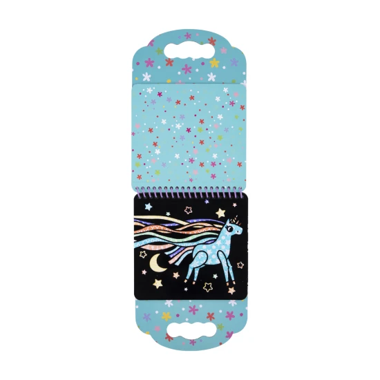 Sametové omalovánky Jednorožci s 8 fixy Kreativní sada Tookyland