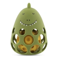 Silikonové senzorické chrastítko Dinosaurus