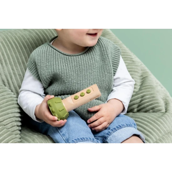 Dřevěná baterka se silikonem Dinosaurus – Trixie 36-353