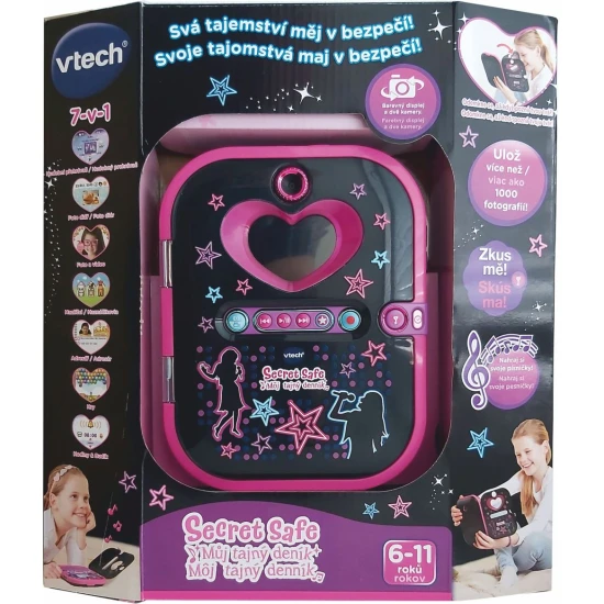 Vtech Kidi Secret Safe Môj tajný denník čierný