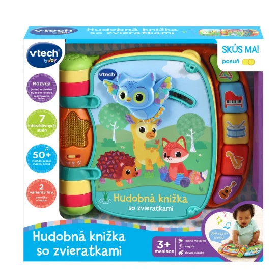 Vtech Hudobná knižka so zvieratkami
