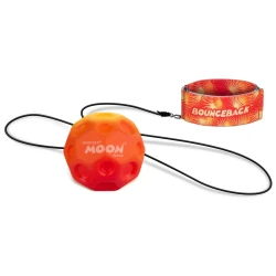 Hyperskákací míček na šňůrce Gradient Bounceback oranžový