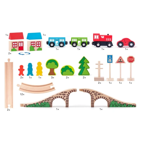 Vláčkodráha Osmička s vláčkem Vláčkodráha Osmička s vláčkem – Woody 102193061