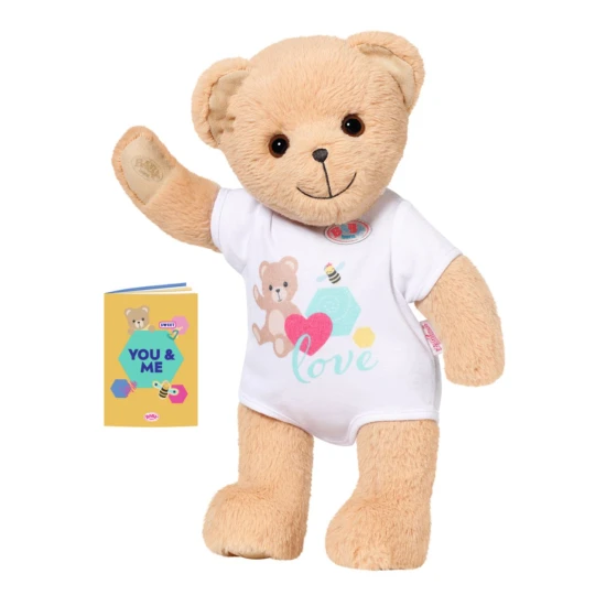 Medvídek BABY born bílé oblečení Zapf Creation 12834435