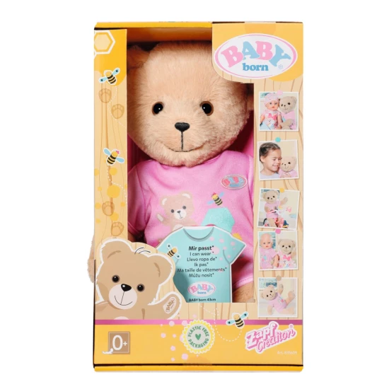 Medvídek BABY born růžové oblečení Zapf Creation 12835609