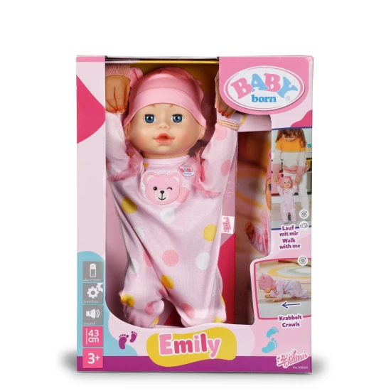 BABY born Emily se učí chodit 43 cm Zapf Creation 12838426