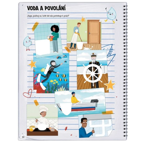 Putování kapky vody: Poznejte koloběh vody zábavným způsobem!