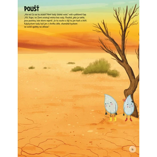 Putování kapky vody: Poznejte koloběh vody zábavným způsobem!