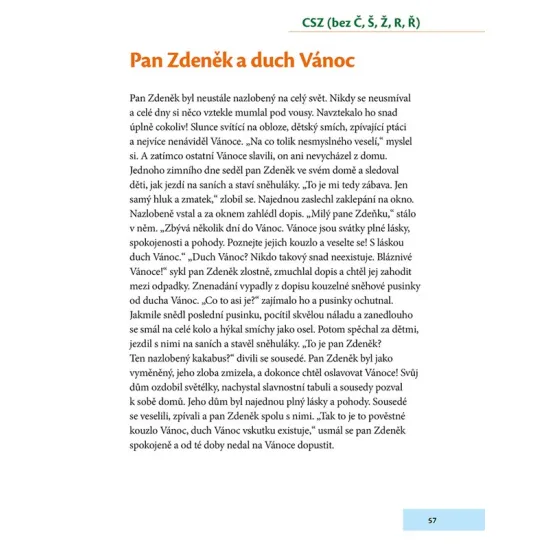 Barevná knížka plná logopedických pohádek s ilustracemi pro procvičování sykavek u dětí