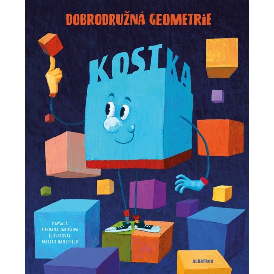 Dětská kniha Kostky s hravou ilustrací