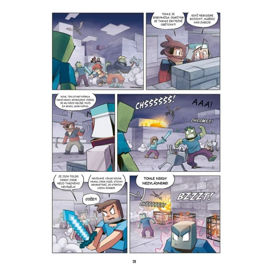 Deník malého Minecrafťáka 8 – komiksová kniha s Minecraft příběhem