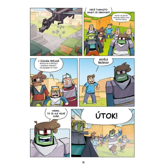 Deník malého Minecrafťáka 8 – komiksová kniha s Minecraft příběhem