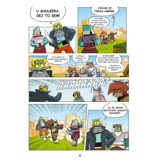 Deník malého Minecrafťáka 8 – komiksová kniha s Minecraft příběhem