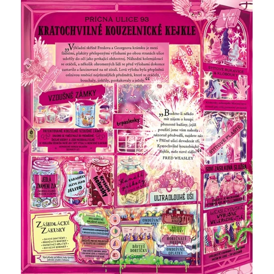 Svět Harryho Pottera do nejmenších detailů v magicky ilustrovaném oficiálním průvodci.