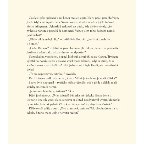 Heidi – klasický příběh pro děti Heidi – ilustrovaná dětská kniha o dívce z Alp a jejím dědečkovi