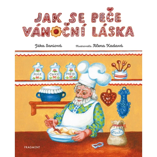 Fragment Jak se peče vánoční láska Vanilkou a skořicí vonící pohádky pro vánoční čas. Pohádka o pekárně dědy Matyáška, kde je před Vánocemi rušno.