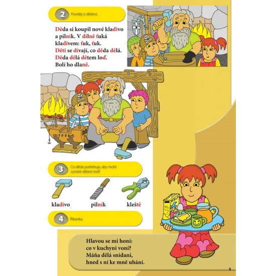 Učíme se správně vyslovovat s knihou plnou zábavných obrázků a textů.