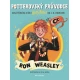 Ilustrace Ron Weasleyho v Potterovském průvodci, zachycujícího jeho dobrodružství a přátelskou povahu.
