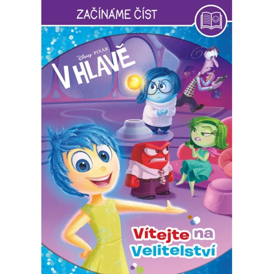 Obálka knihy V hlavě – Začínáme číst, příběh podle filmu Inside Out pro malé čtenáře