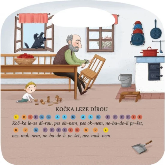 Albi Zpívánky 1 Kouzelné čtení Kniha Zpívánky 1 obsahuje 12 mezi dětmi oblíbených lidových písniček.